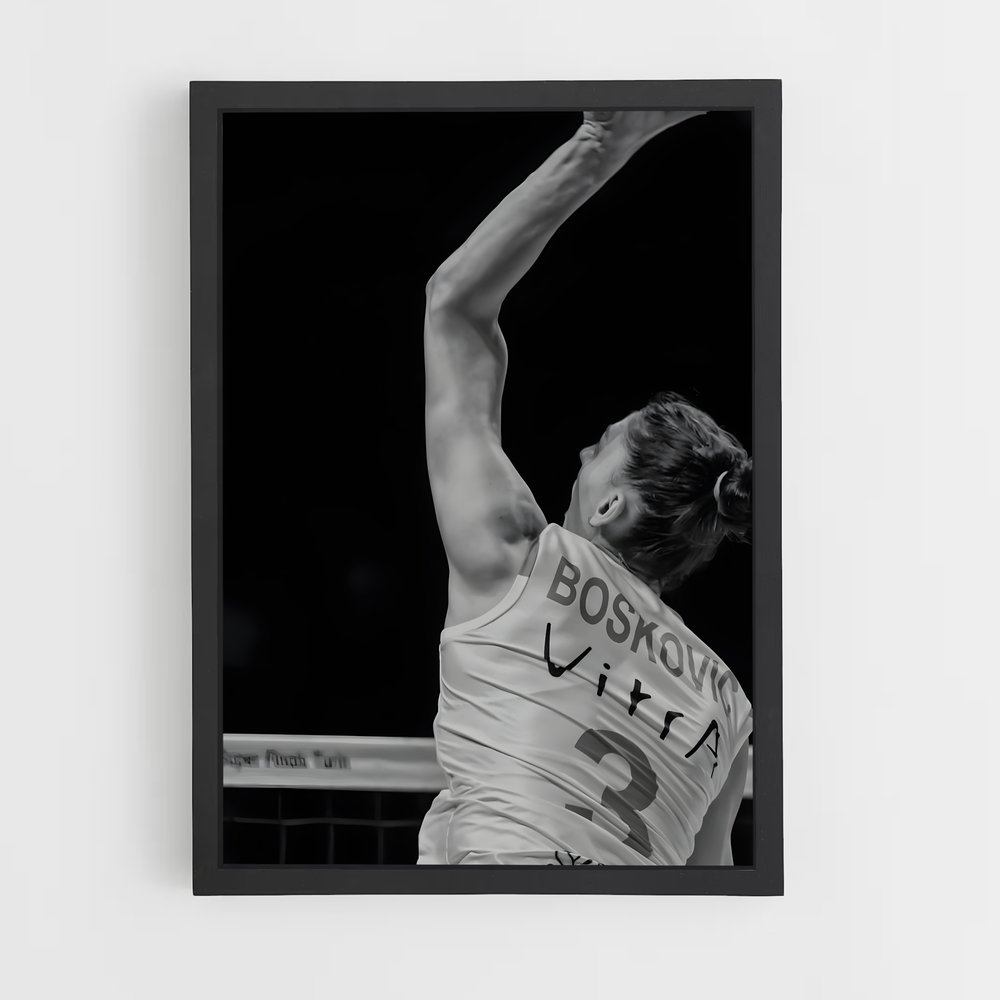 Poster Tijana de boskovic – affiche Volleyball (vue 2)